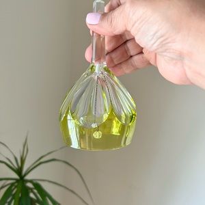 Yellow and Clear crystal bell excellent condition simply gorgeous and el…